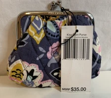 Vera Bradley Coin Purse Charmont Meadow Kiss New Tags $35.00