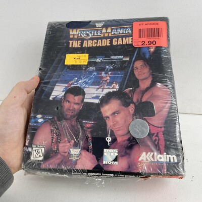 🔥WWF WrestleMania: The Arcade Game (PC, 1997) AKKLAIM CD