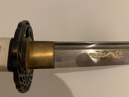 Collectible handmade Niku edged Japanese Katana with composite steel blade - Picture 3 of 24