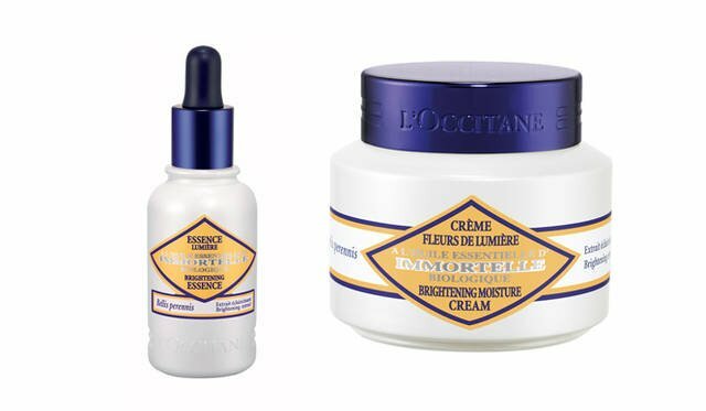 Sérum Rituel Éclat Matin et Crème Nuit Anti-âge Fleurs Lumière Soin Visage