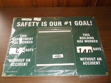 NEW BRADY SM350E Safety Scoreboard, 20 x 28In (H40T)