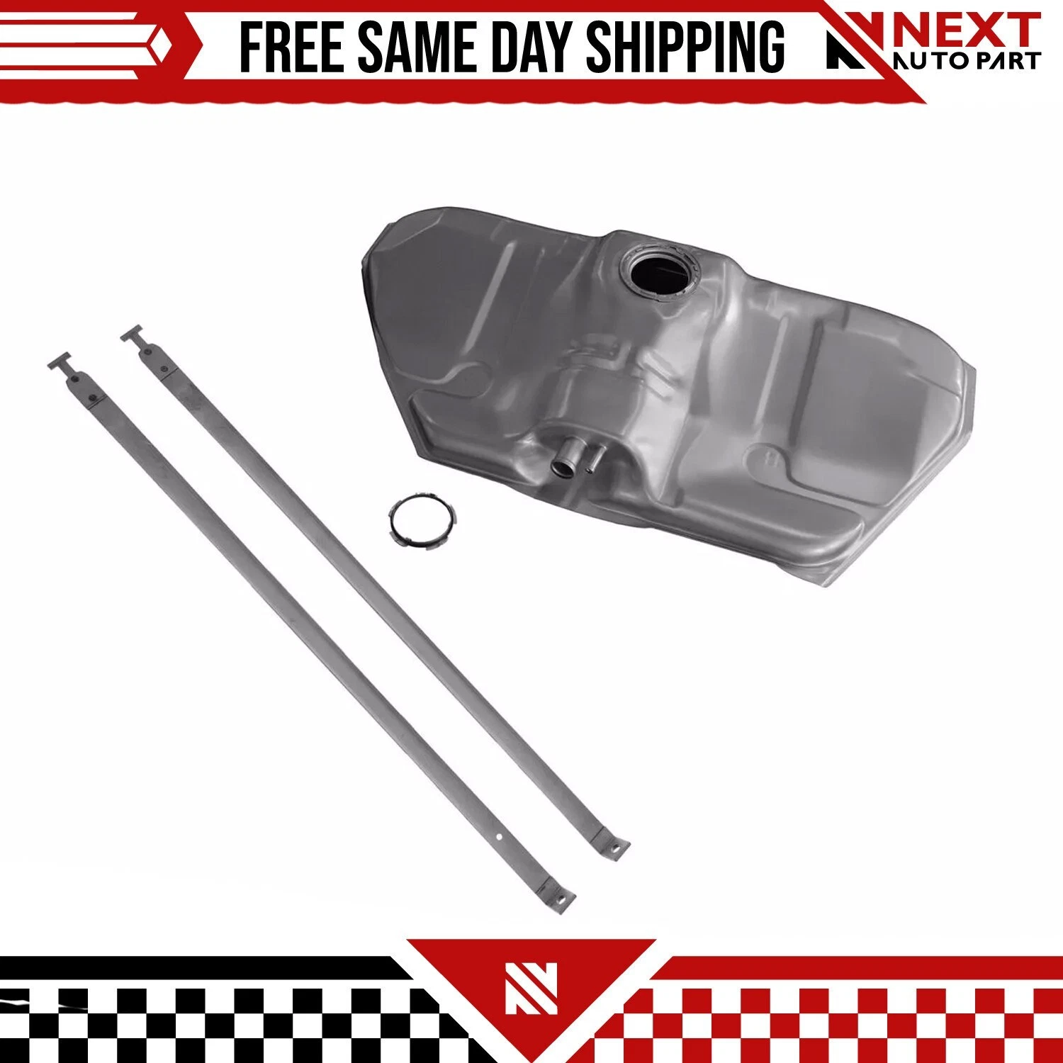 Fuel Gas Tank 15 Gallon with Strap Set For 1992-98 Buick