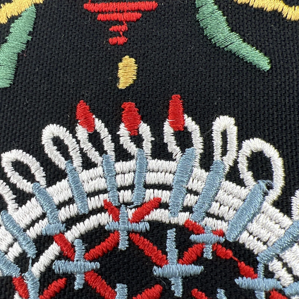 LOTE DE 2 fundas de cojín de almohada Ikea VINTERFINT 16" X 23" arte popular bordadas nuevas Foto 4 de 4