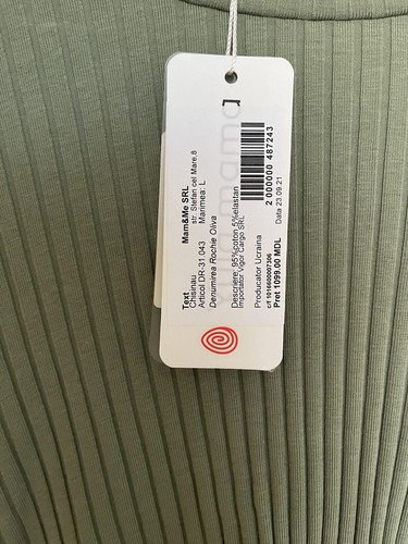 Mam&Co Maternity Midi Dress Size M Green Color Breastfeeding 🤱Made in Ukraine - Picture 5 of 5