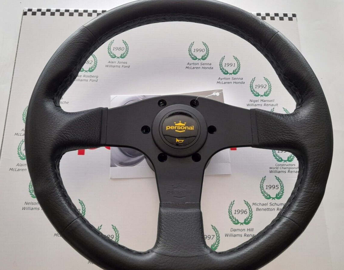 NARDI personal BLITZ Leather 33φ NARDI PERSONAL BLITZ 33 Steering wheel Black PU, black spokes | eBay