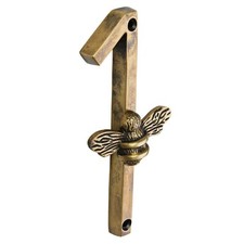Bee House Number Sign 5 inch (13 cm) Modern Door Numbers - Heritage Finish