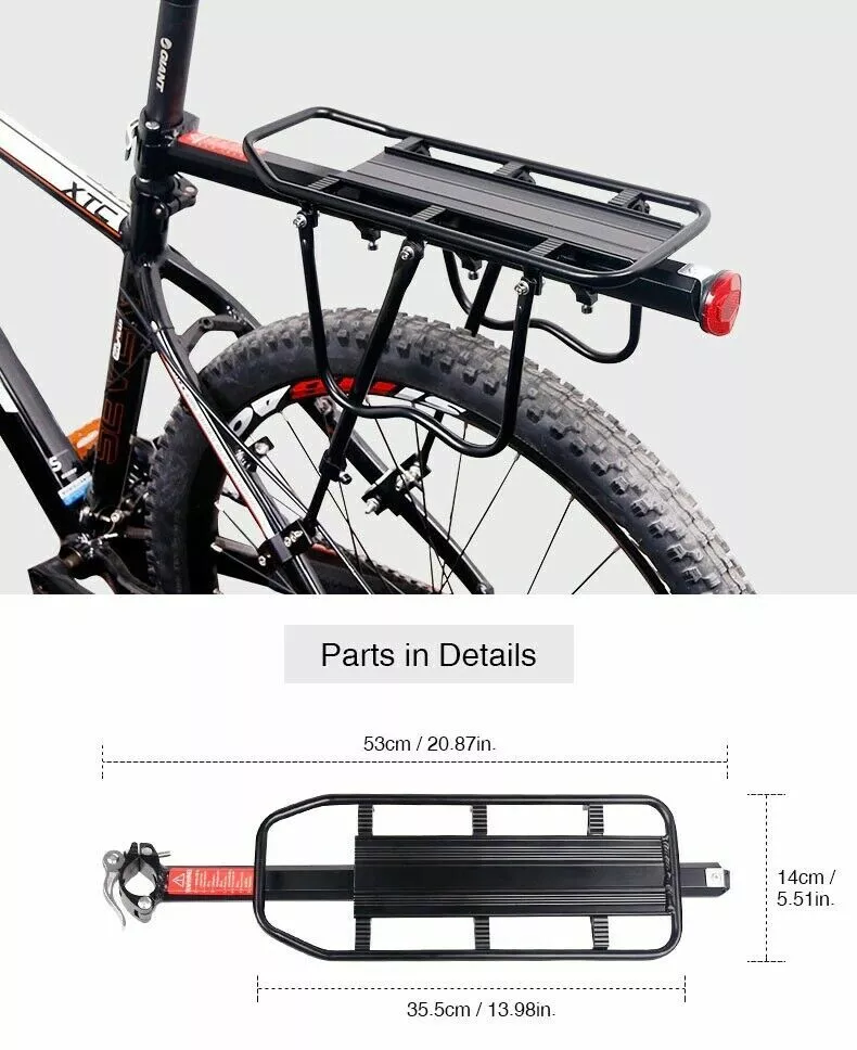 Soporte Para Bicicleta Porta Equipaje Trasero Accesorios Para Bicicleta  Bike