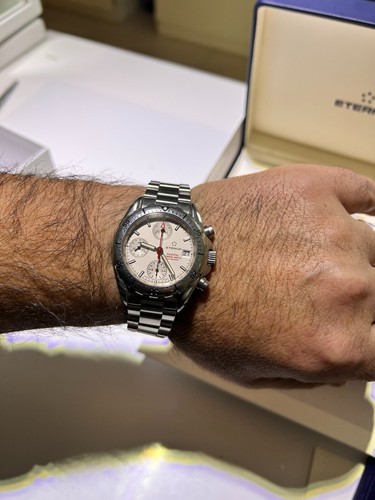 ETERNA MATIC KONTIKI CRONO AUTOMATICO COMPLETO DI SCATOLA E GARANZIA - Imagen 8 de 9