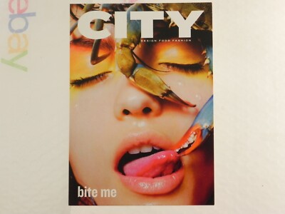 City Magazine -  Design Food Fashion - BITE ME postcard