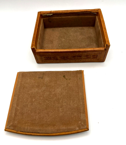 Handgearbeitete Lederschmuck Schmuck Schmuck Box ~ Maya Kalender Mexiko Vintage - Bild 8 von 9