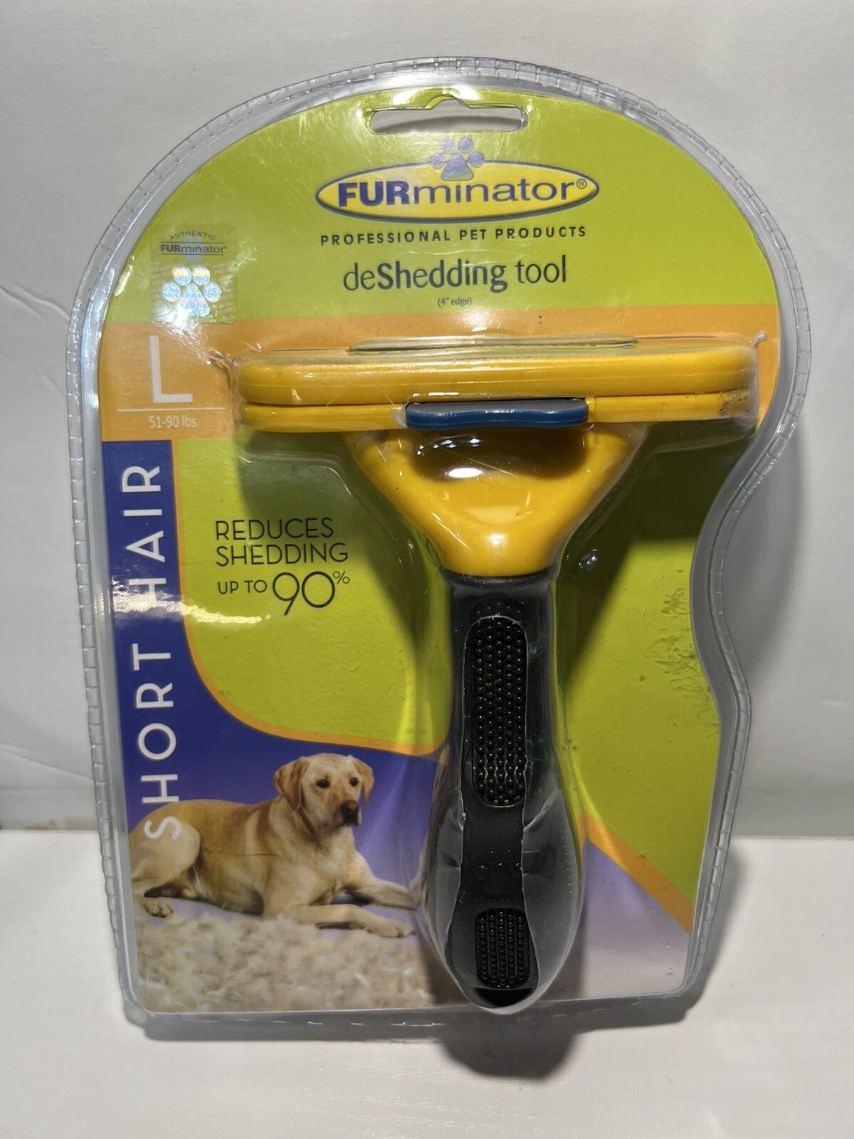 FURminator+Dog+deShedding+Tool+Large+90lb+Short+Hair+Fur+Eject+Pet+Groomer for sale online eBay