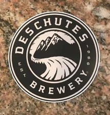 Beer Sticker Deschutes Brewery - Craft Beer Brew Pub Bend Oregon Denver Colorado