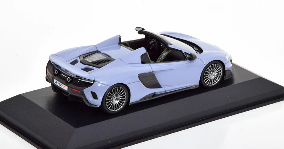 MCLAREN 675LT SPIDER 2016 CERAMIC GREY MINICHAMPS 537154434 1/43 RESINE 500 PCS - Photo 3/3