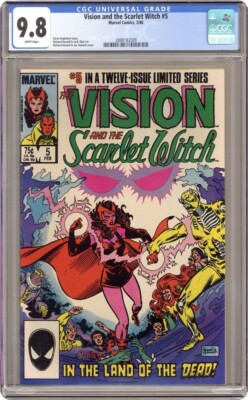 Vision and the Scarlet Witch v2 5 1986 CGC 9.8  WandaVision Agatha Harkness