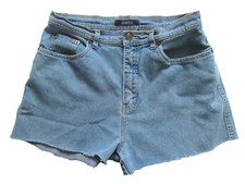 Bill Blass Women's Mom Jeans Vintage Stretch Denim Cut Off Denim Shorts Size 10