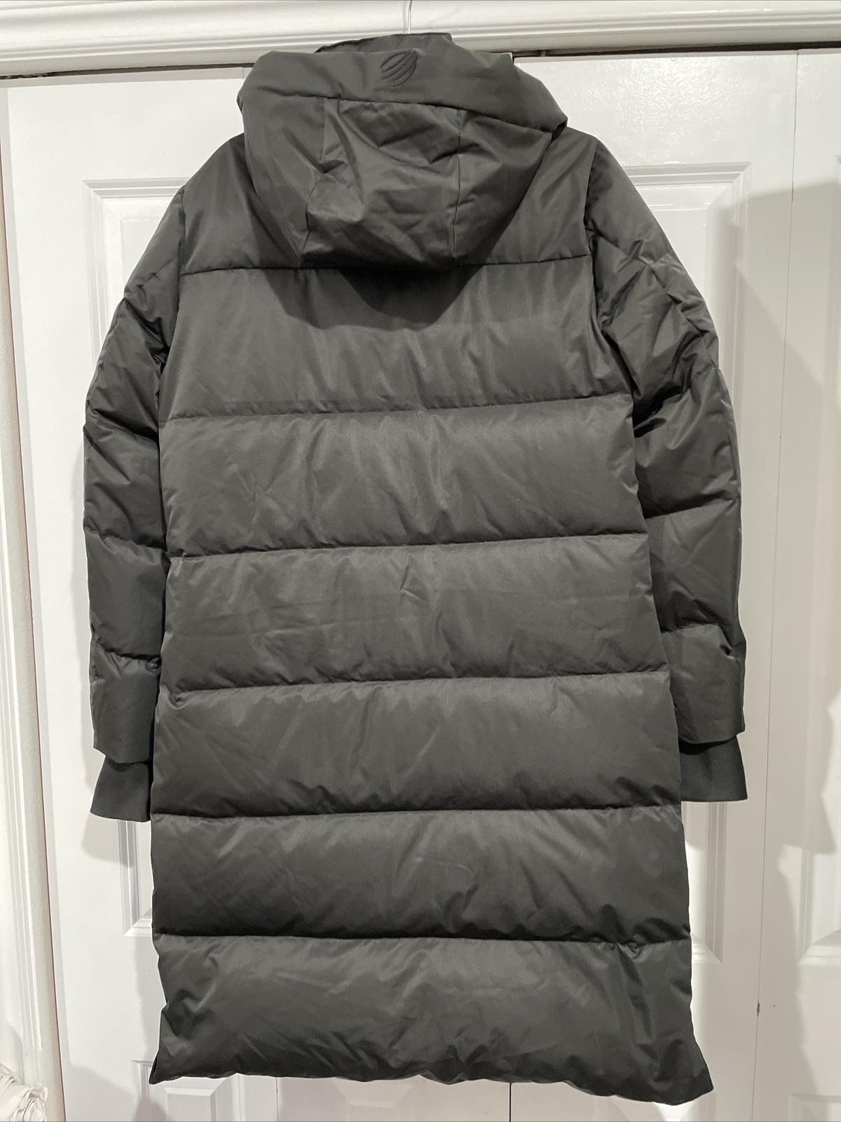 MPG Black Oversized Hooded Parka Maxi 
