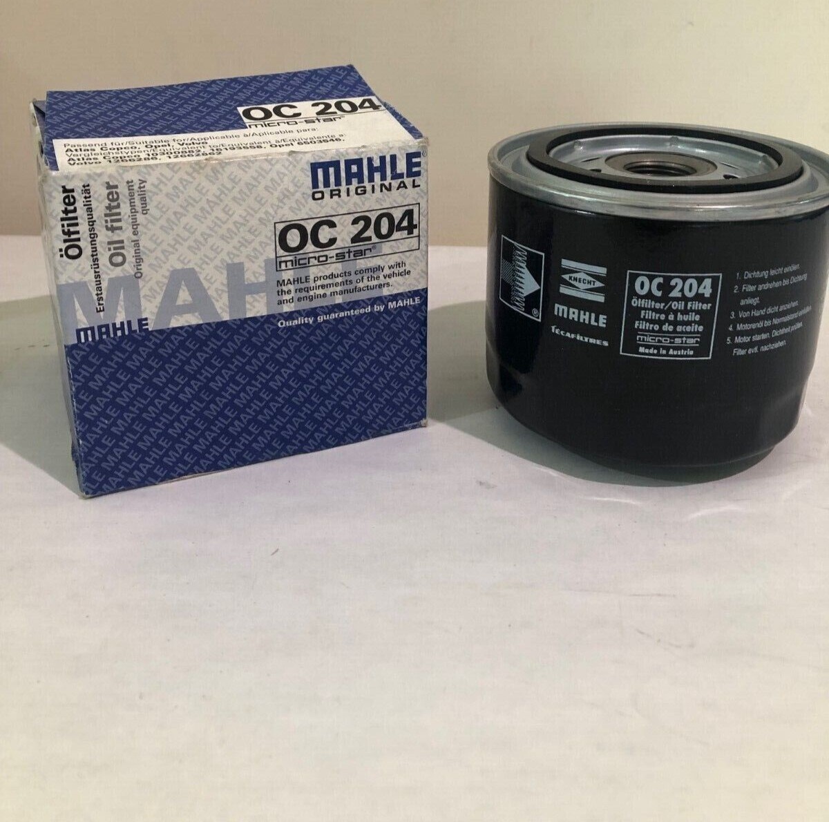 MAHLE OC204 - cross reference oil filters | oilfilter-crossreference.com