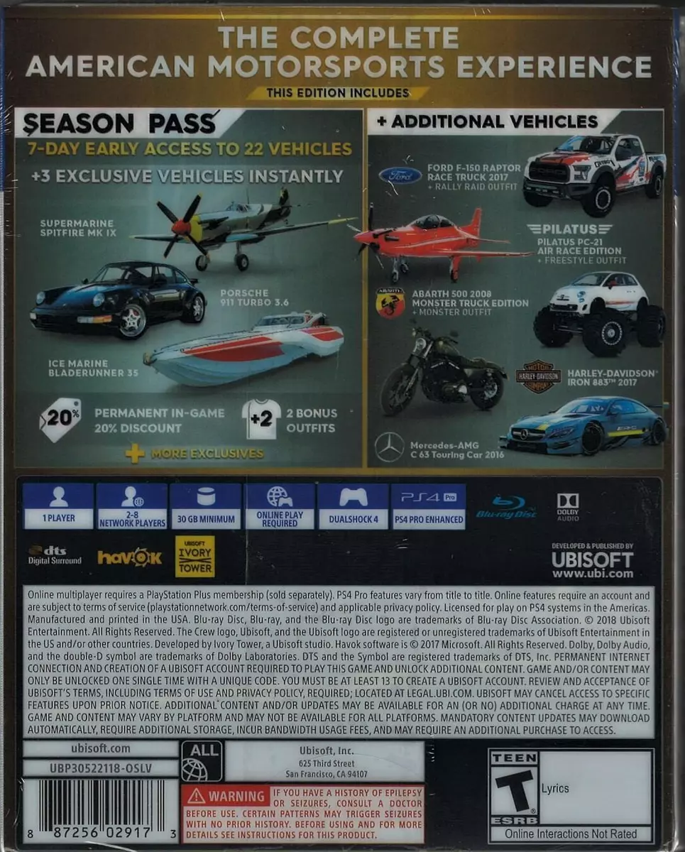 The crew 2 gold edition ps4 digital code 2025