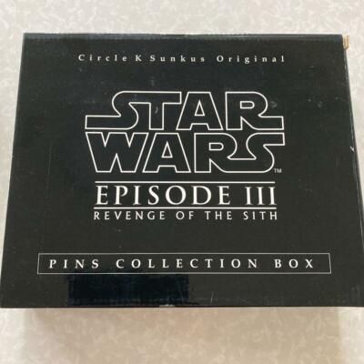STAR WARS EPISODE III ピンコレクションボックス Disney Star Wars Episode III Pins Badge Set K Limited Darth Vader