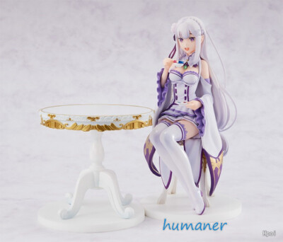 Kadokawa KDcolle Scale 1/7 Re: zero Emilia Tea Party ver. Figure Authentic Model