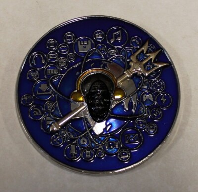 NSW DEVGRU SEAL Team 6 / Six White Squadron SIGINT Intelligence Challenge Coin