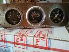 Vintageantique Gauge Cluster Of 3 For Cars Trucks Rat Rods
