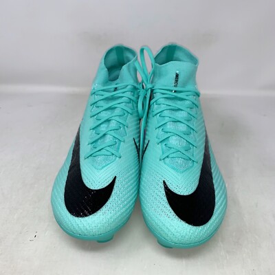 Nike Mercurial Superfly 9 Elite FG Turquoise Soccer Cleats, Size