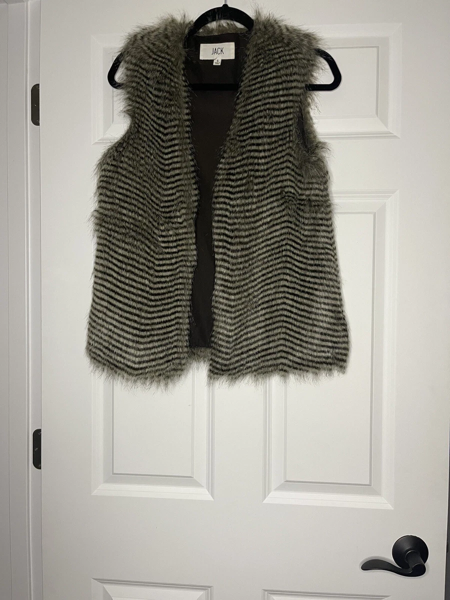 Jack faux fur best sale vest