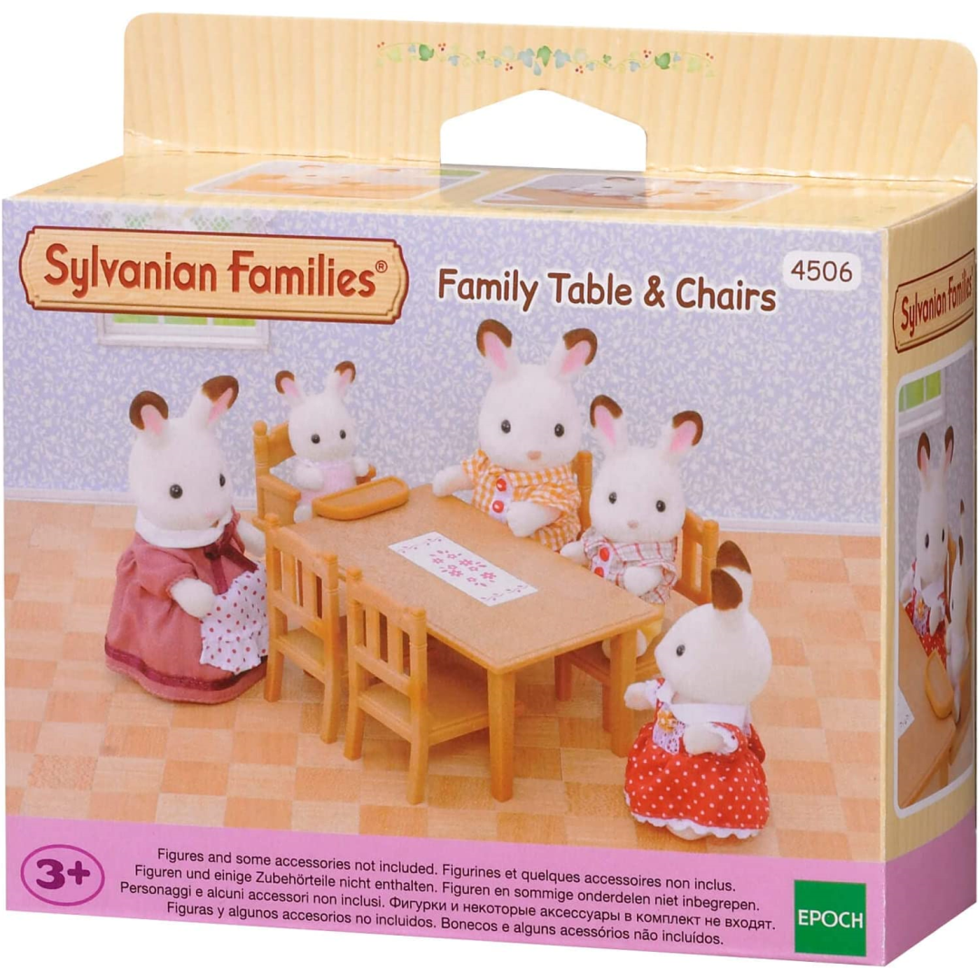 Sylvanian Families Family Table and Chairs - FIGURES NOT INCLUDED