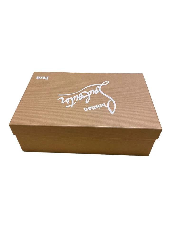 Christian Louboutin Caja de Zapatos Vacía 11.75x9.25x4.25 Almacenamiento Papel Pañuelo Set de Regalo Foto 3 de 4