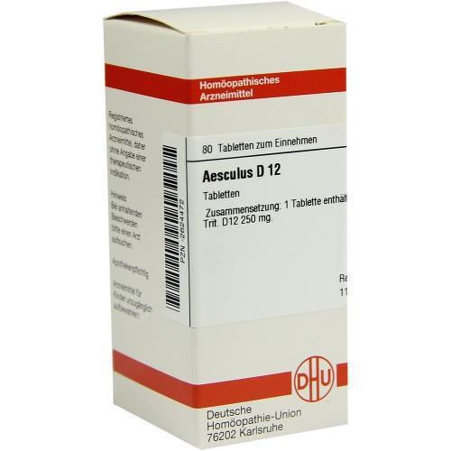 AESCULUS D12 80St Tabletten PZN:2624472