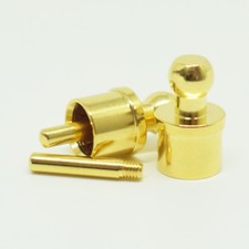 10pcs Gold Plated Noise Stopper RCA Cap Protector Dust Cap for RCA Jack Female