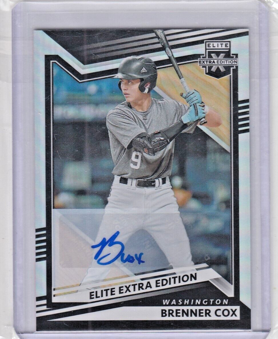 2022 Elite Extra Edition Autograph Brenner Cox no.111