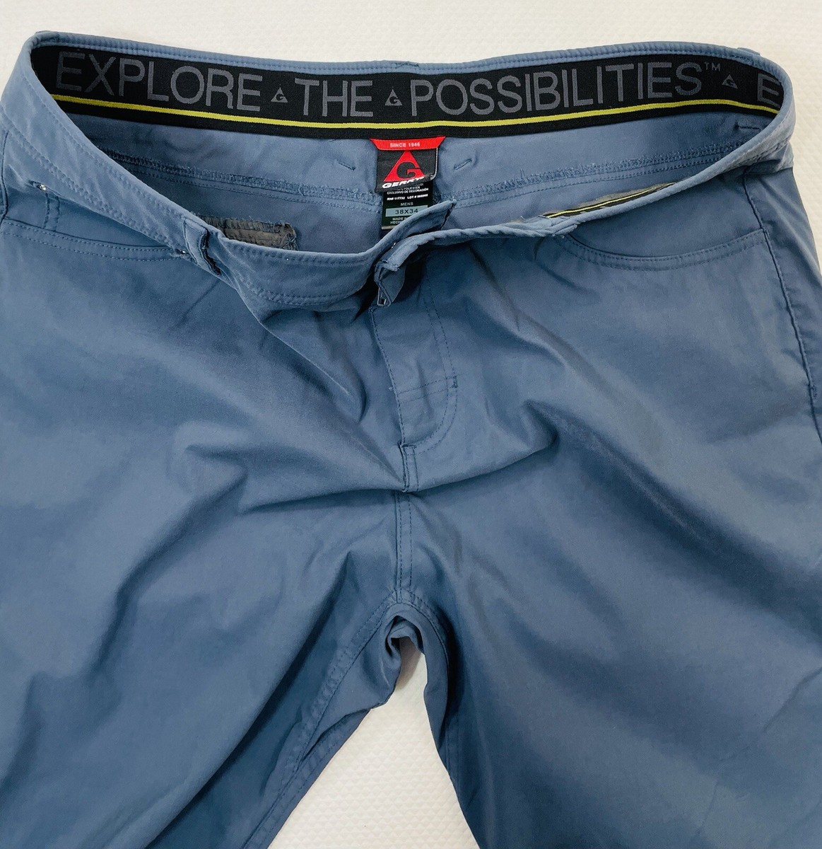 Gerry Sz 38X34 Explore The Possibilities RN 117732 Mens Blue Gerry Sz 38X34 Explore The Possibilities RN 117732 Mens Blue