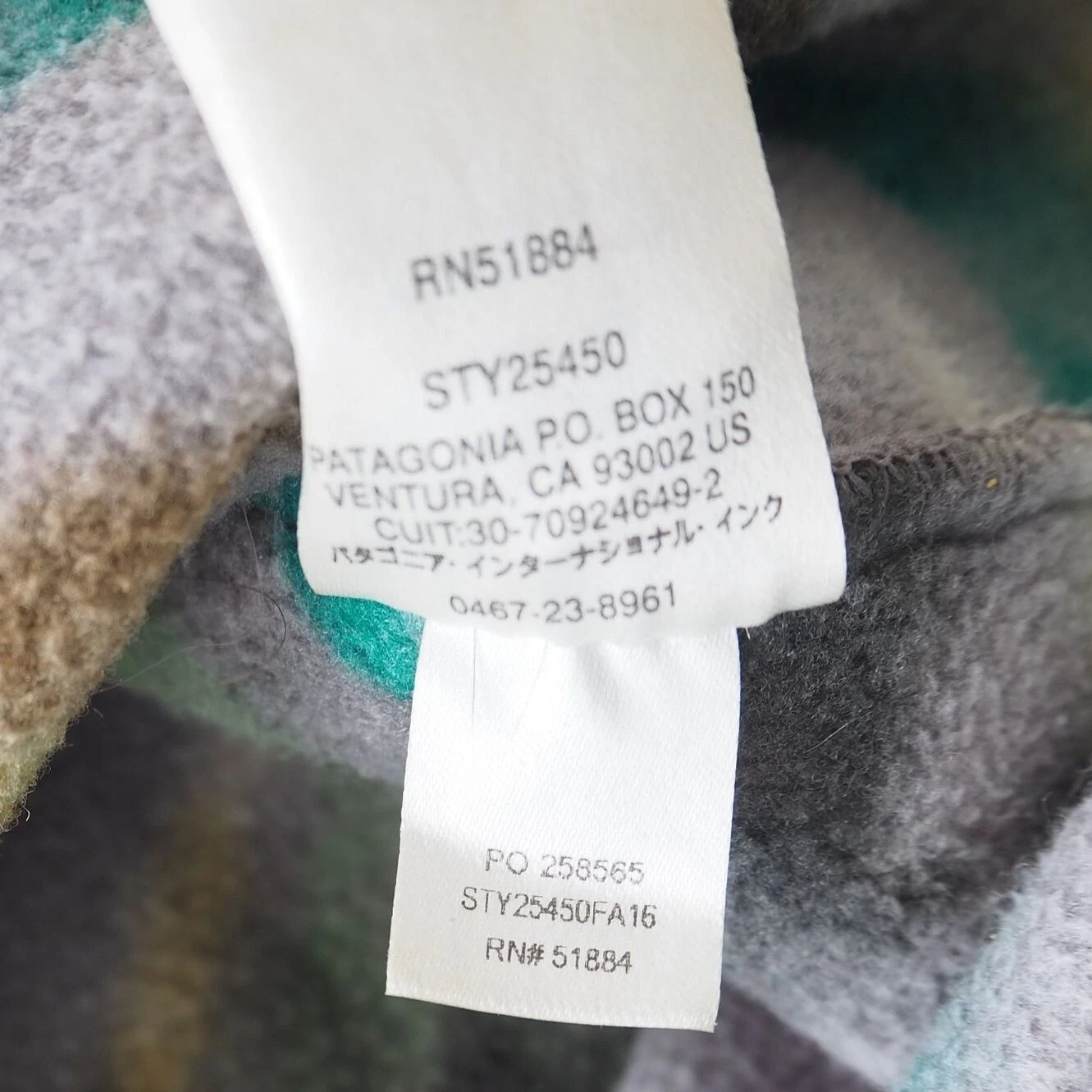 patagonia synchilla snap-t fleece pullover fish trout tails legend jacket