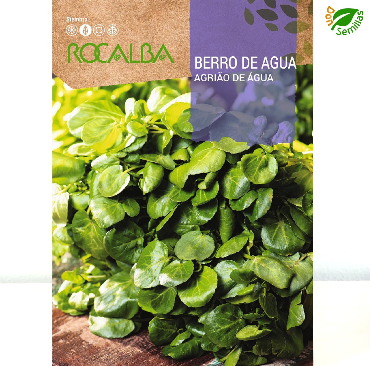 Berro de Agua ( Nasturtium officinalis ) 1 gr / 4.000 semillas - Aromaticas Huer