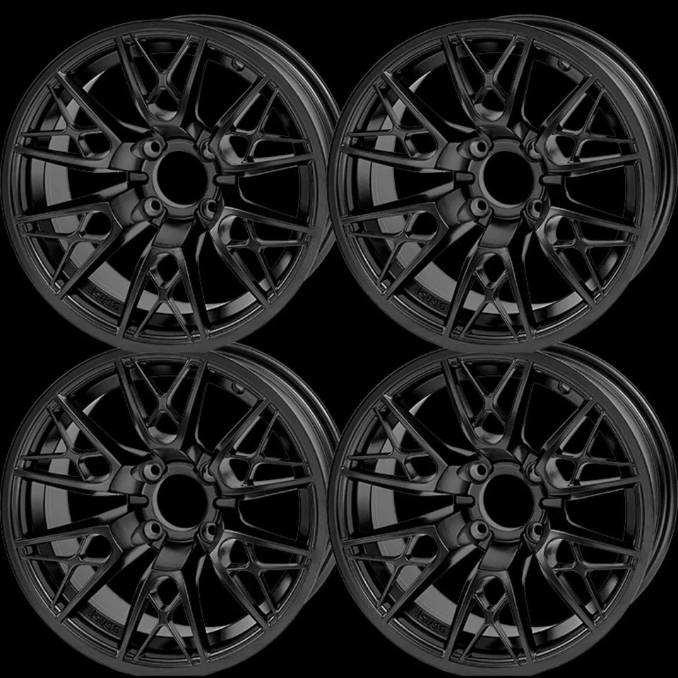 SGC Golf Cart 14″ Saber Tooth Matte Black Wheel – Aluminum Alloy (SET OF 4) Foto 2 de 2