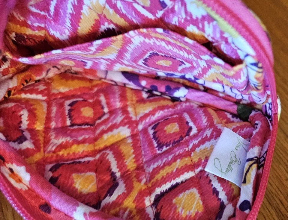 Vera Bradley Tech Bag Small Zip Pouch Coin Purse Wristlet Clementine - Image 3 of 4