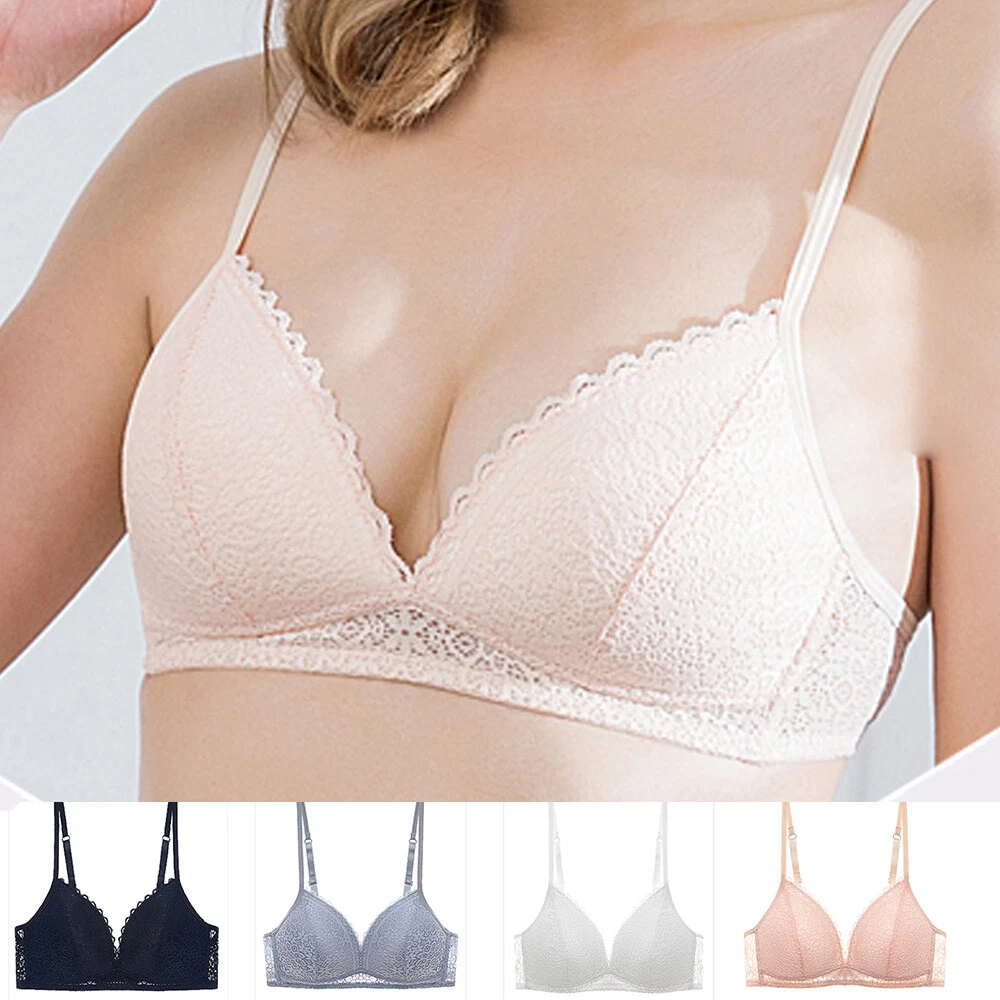 Wireless Womens Bras Padded 26-38 AA A B C Girls Sexy Lingerie