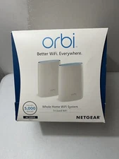 Netgear Orbi Tri-Band Mesh WIFI System AC3000 ~ Router & 1 Satellite ~ RBK50