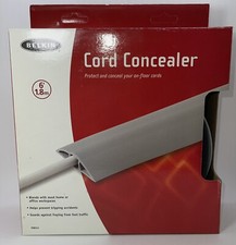 Belkin Cord Cable 6  Foot 1.8m Meter Concealer Cover Gray