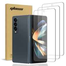 Rome Tech 2.5D Glass Screen Protector for Galaxy Z Fold4 5G (3 Per Pack)