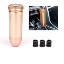 Universal Car 81012mm Brass Bullet-shape Gear Shift Knob Shifter Lever Head