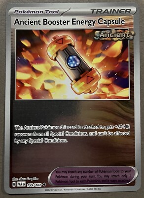 Ancient Boost Energiekapsel Reverse Holo #159/182 2023 Paradox Rift Pokémon TCG