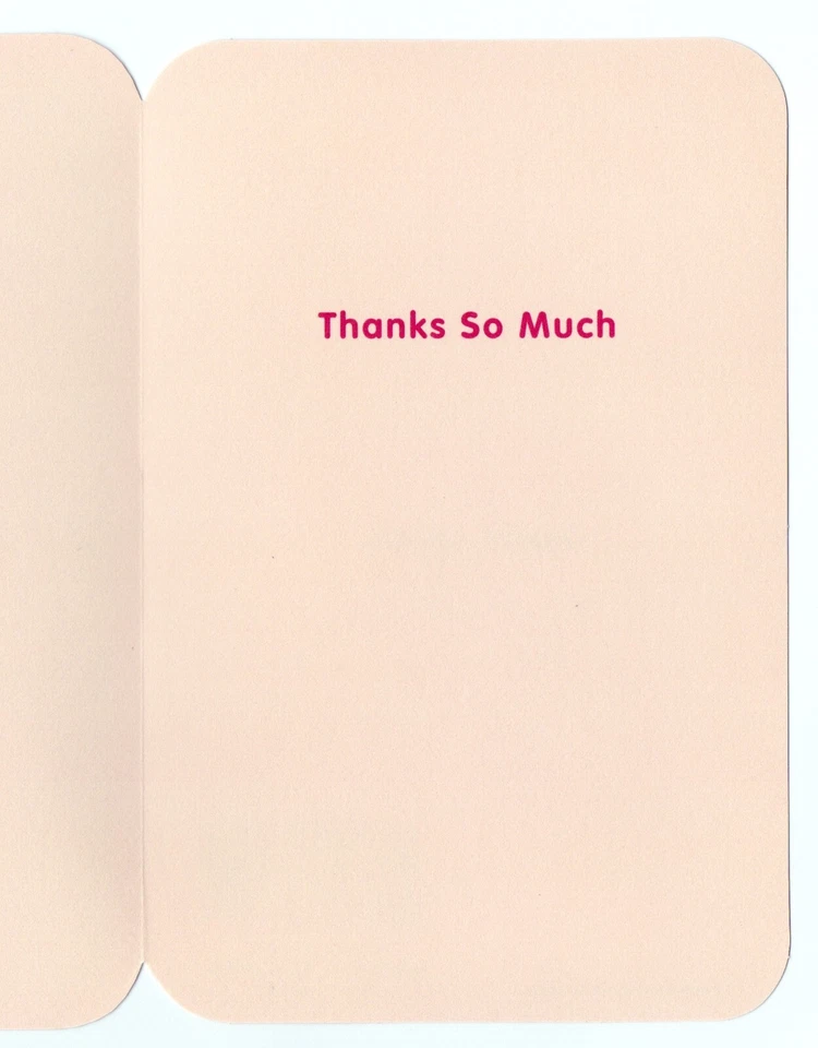 Linda tarjeta de agradecimiento, niña "You're So Sweet" de American Greetings +✉ Foto 2 de 4