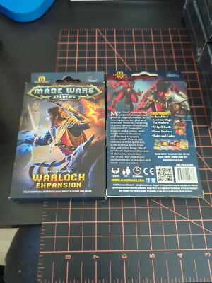 Arcane Wonders Boardgame Mage Wars Academy - Warlock Expansion Box New