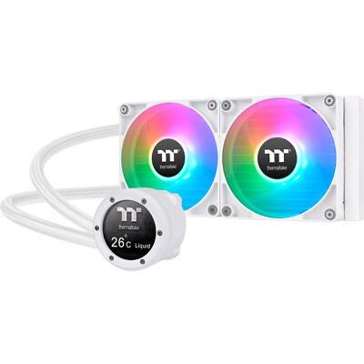 Thermaltake TH240 V2 Ultra ARGB Sync AIO Liquid Cooler Snow Edition