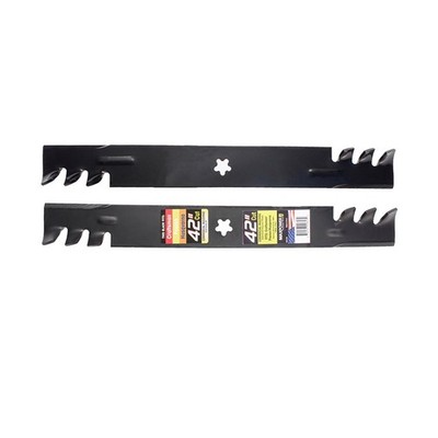 MaxPower 42 in Mulching Blade Set for Craftsman Husqvarna Poulan Mowers