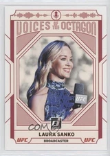 2022 Donruss UFC Voices of the Octagon Laura Sanko #224 Rookie RC