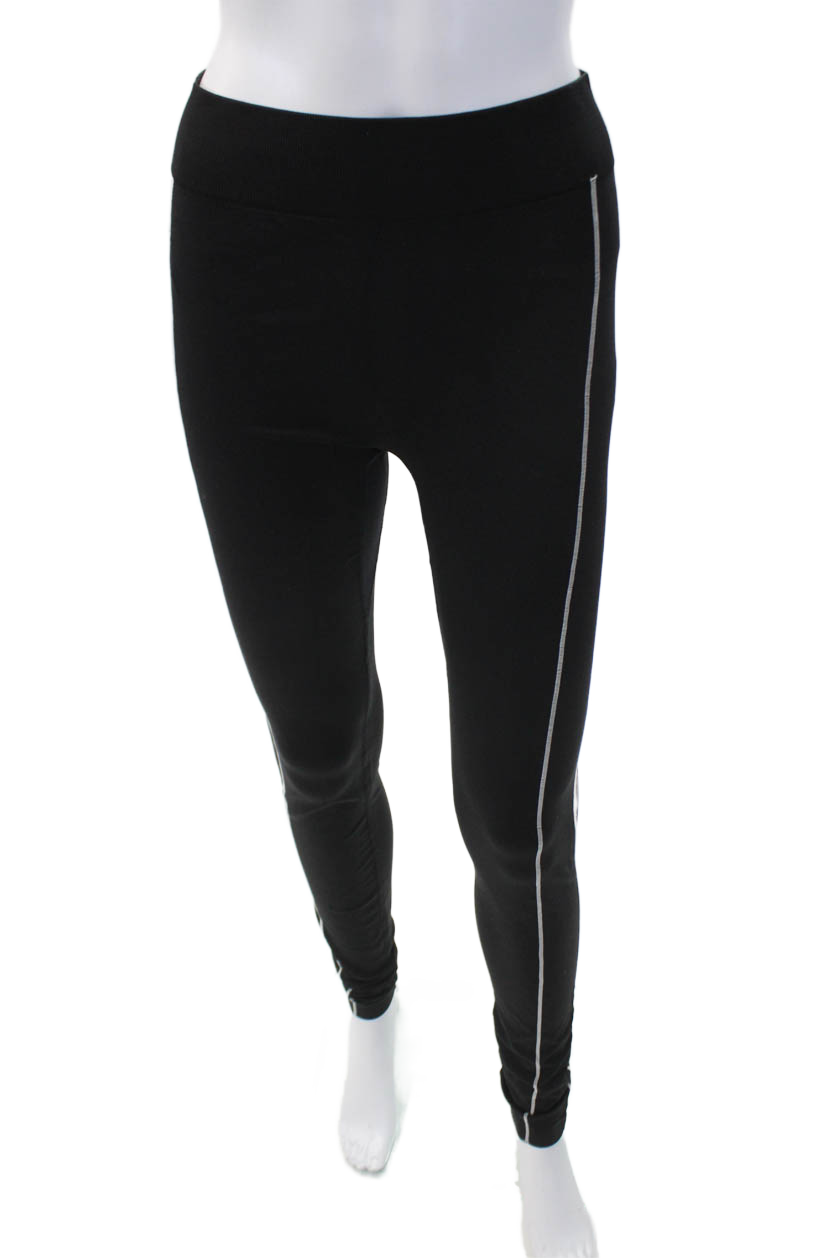 ALTRA & Other Stories leggings donna vita alta elasticizzati alla caviglia nero taglia 8
